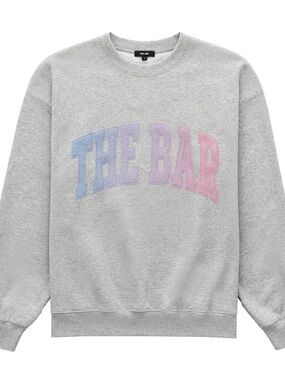 The Bar Gray 'THE BAR' Crewneck Sweatshirt